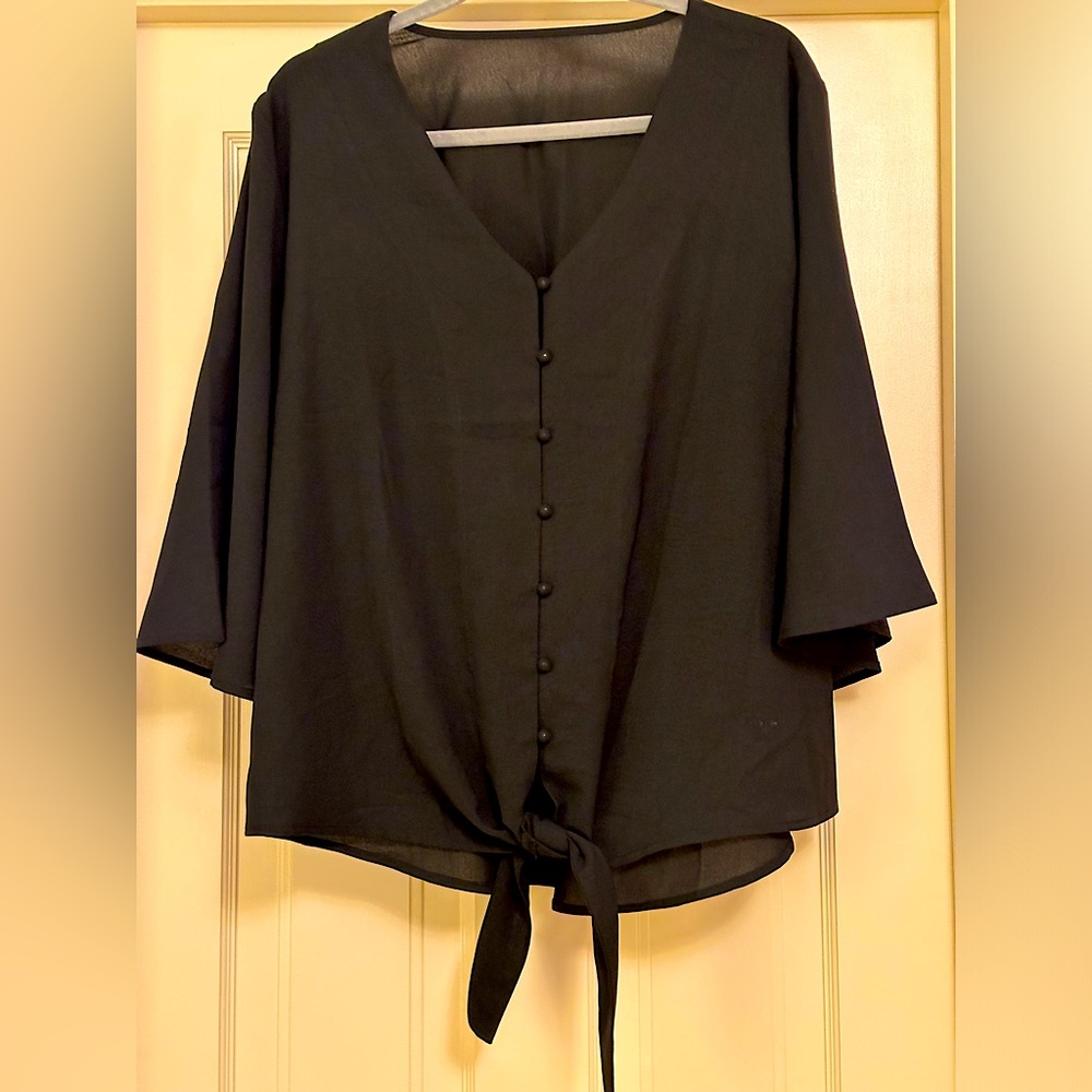 Polyester crepe blouse